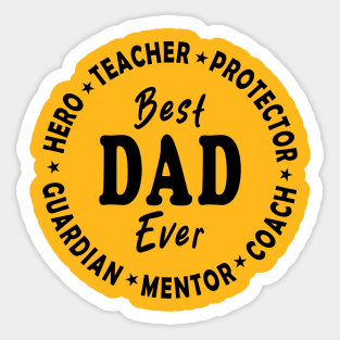 Best Dad Ever Sticker